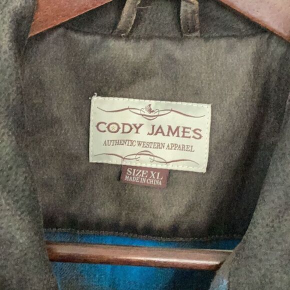 Cody James Dusty 3.0 Oil Coated Zip Up Vest Men’s XL Flannel Lined Western - Picture 6 of 9